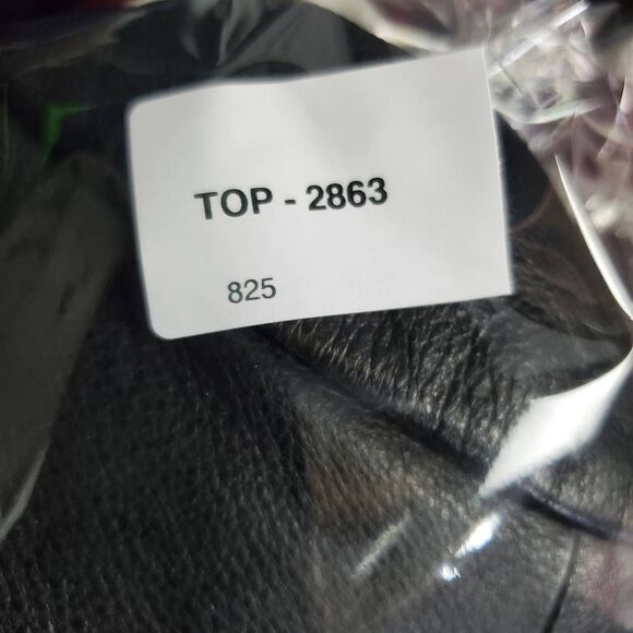 Jacqueline Ferrar Black Genuine Leather Coat Women’s Small Long Jacket - Picture 9 of 9